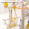 Standing Earring Necklace Holder 2/3/4-Tiers Hanging Jewelry Organizers Display Stand Jewelry Storage Display Tower Rack