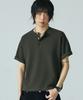 LXT Waffle Henley Neck Crop Short Sleeve T-Shirt [Khaki]