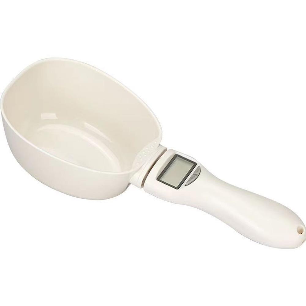 Pet Food Scale LCD Electronic Precision Weighing Tool Dog Cat Feeding Food Measuring Spoon Digital Display Kitchen Scale