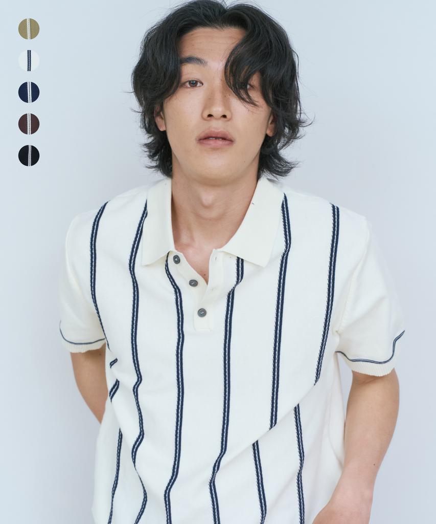 Nodeun Summer Striped Collar Knit - 5 Colors