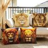 Lion Fashion Cushion Cover Soft Plush Throw Pillow Cover DoubleSided Decorative Cushion Case Sofa Bedroom Home Decor
