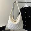 Casual cute large-capacity bag, college student tote bucket bag, autumn new foreign style fashion shoulder bag