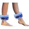 Schwimm-Knöchelmanschetten, 2er-Set Schaumstoff-Schwimm-Wasser-Manschetten, Wasser-Aerobic-Schwimmring, Blaue Knöchel-Arm-Gürtel mit Schnellverschluss für Schwimmfitness