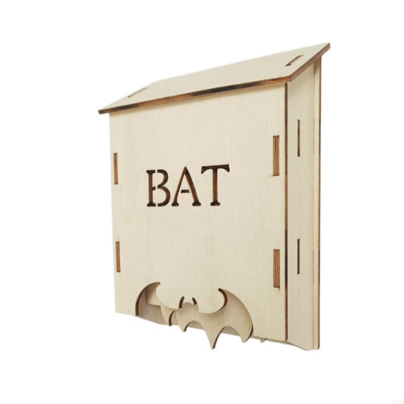 Hanging Bat Shelter House In Construction, Outdoor Bat House for Quiet Tree Placement In Backyard or Yard Use B03E