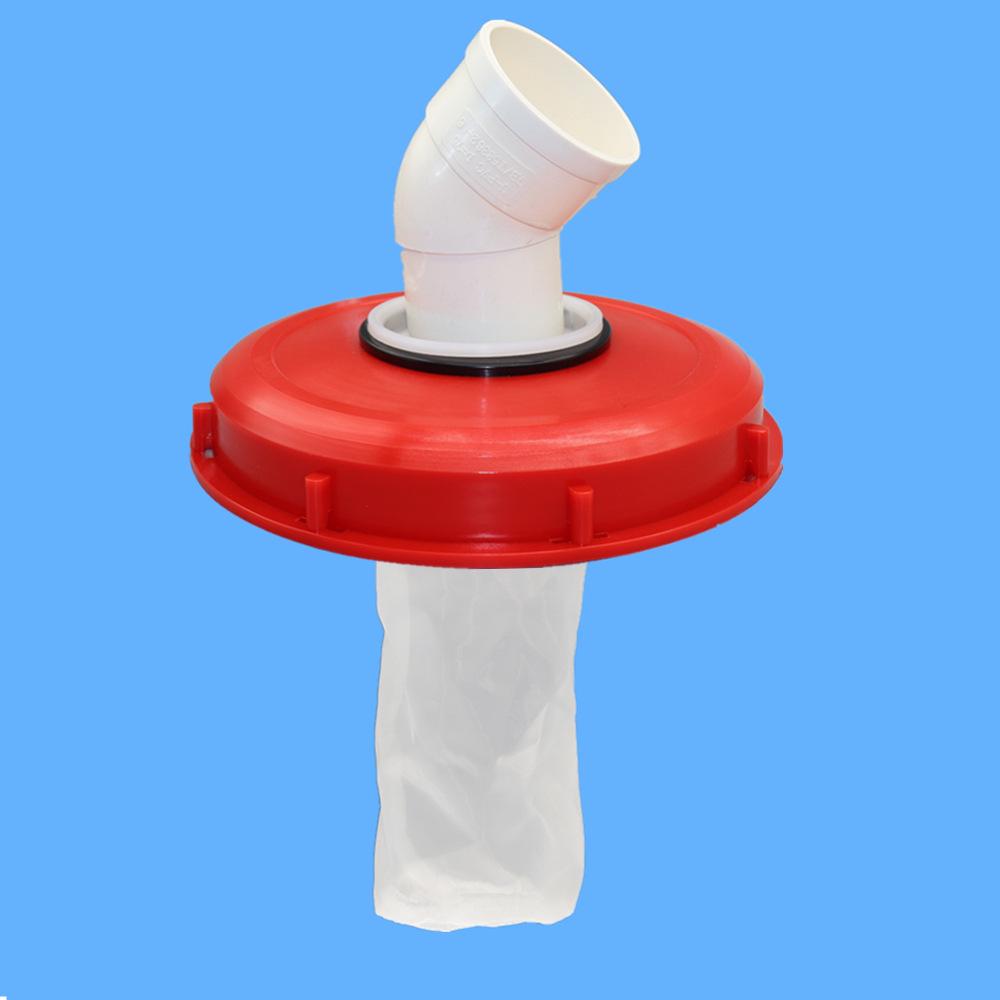 IBC Ton Barrel Plastic Lid with Filter Screen, 163mm/245mm, DN150