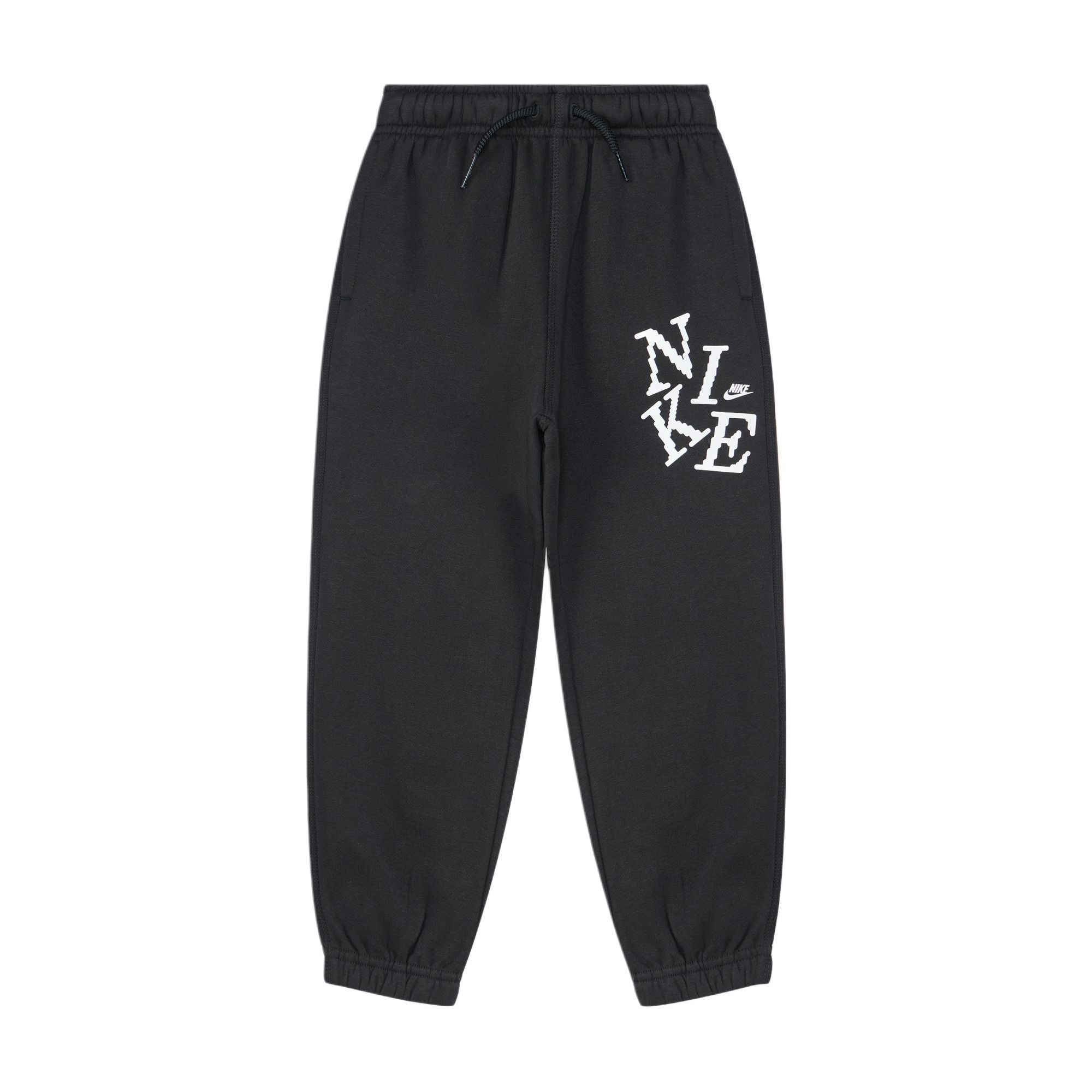 Nike Fleece Breathable Comfortable Lace-Up Sports Pants Kids bottoms IQ2807-010 XS