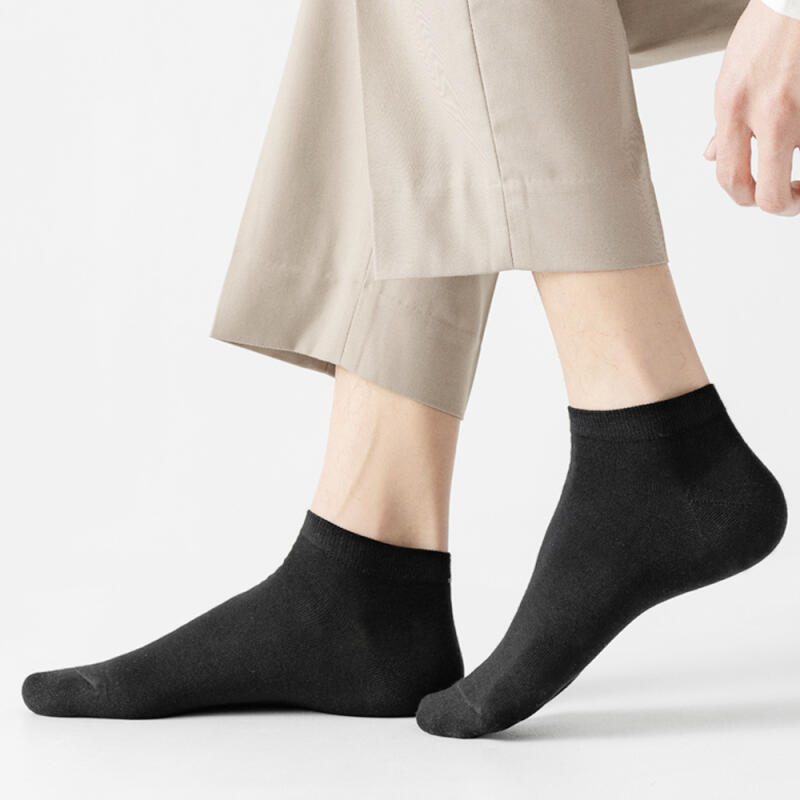 [10 Pairs] Men's and Women's Basic Plain Sneaker Socks