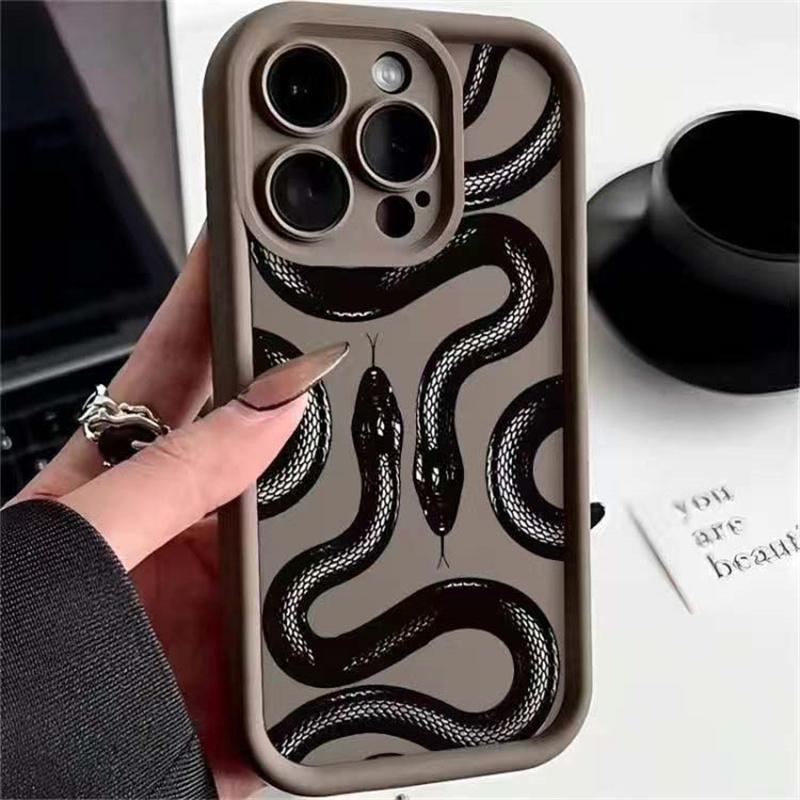 Doodle Snake Case For Samsung Galaxy A32 A15 A53 A33 A73 A21S A51 A31 A71 A30 A20 A03S A22 A12 A03 A13 A23 M54 A50 A50S A30S
