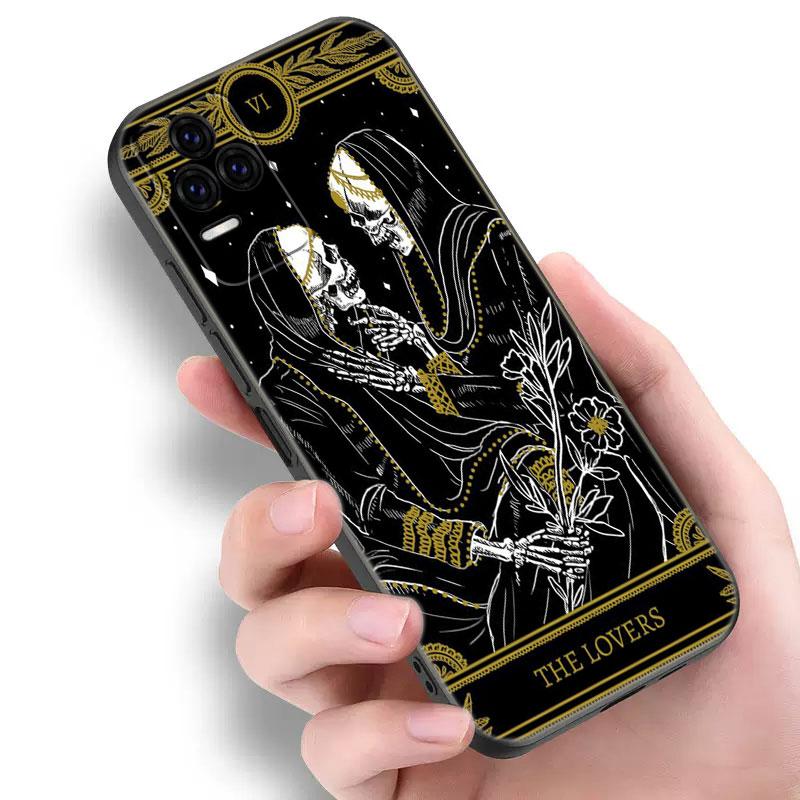 Etui na telefon Tarot Witches Moon Dla Xiaomi Redmi Note 5 6 9T K20 K40 K50 Pro 7A 8A 9A 9C 9i 10A 10C A1 S2 Miękkie TPU Czarne Etui