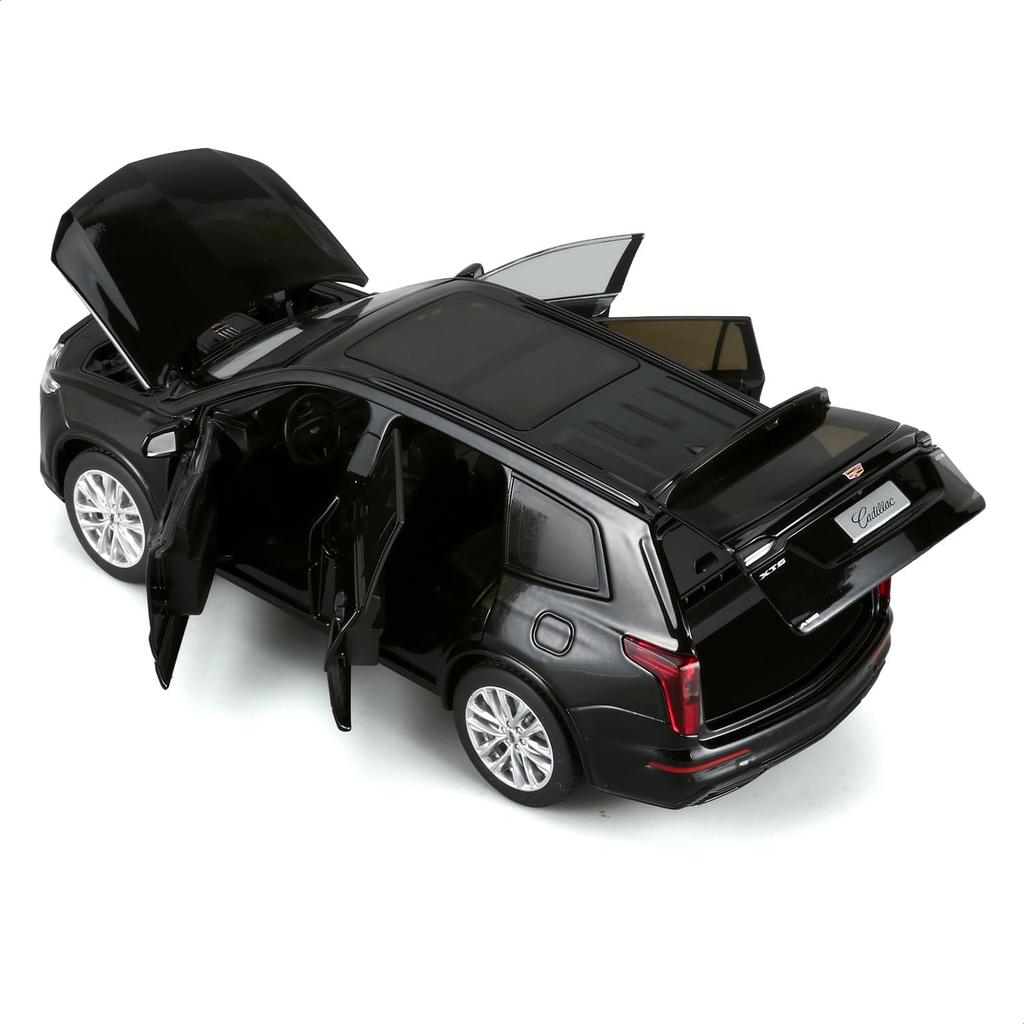 Heimanba Cadillac XT6 2023 Modelo de Coche Fundido a Presión H2691 1/24 / (Negro BK)