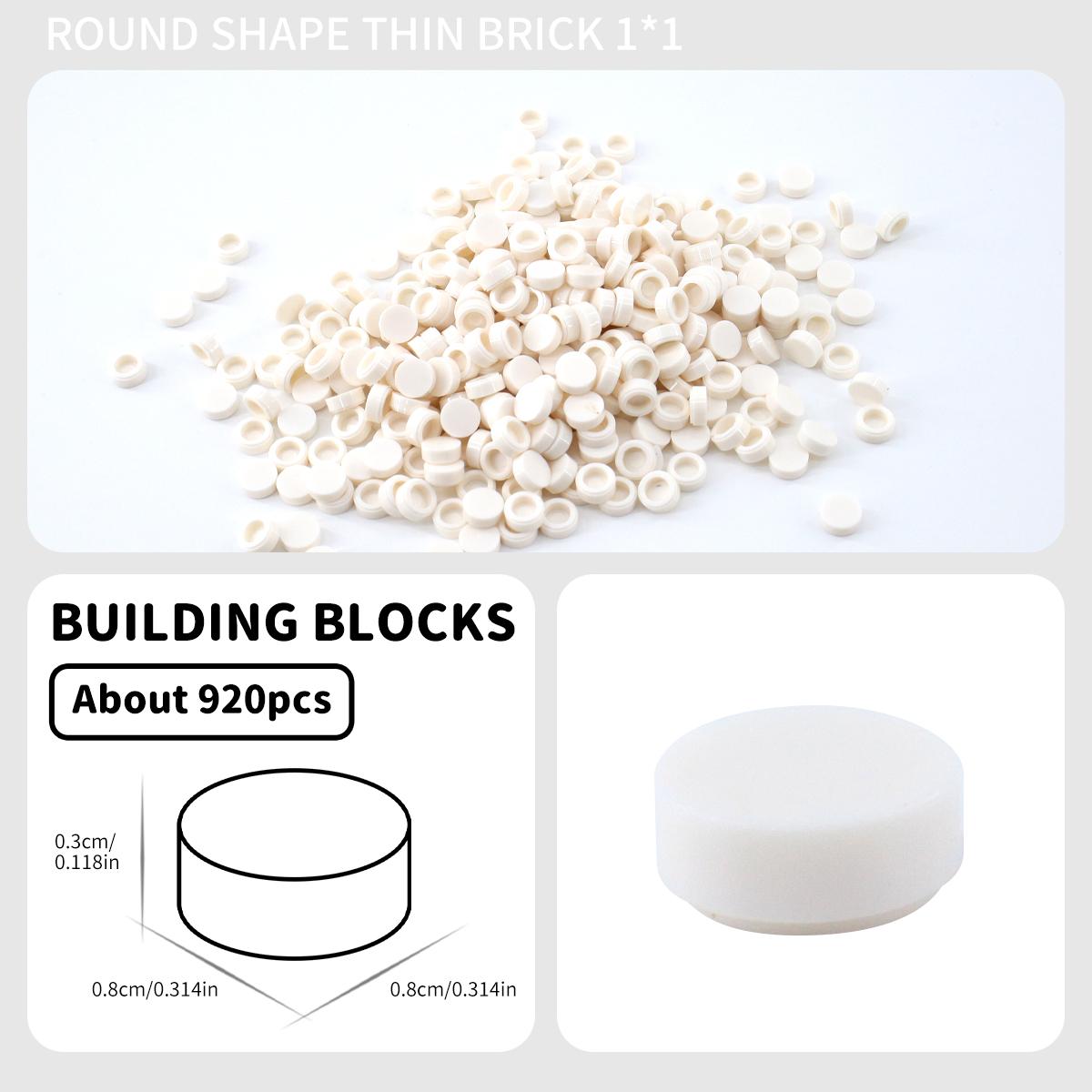 

Non-Toxic 100G1X1Round Dly Building Blocks Thick Figuresbricks Dots Educational Creative Sizecompatible With Plastic Toys Forchildren 100g 1x1 Round