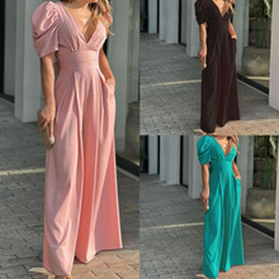 Moda Femenina Primavera 2026: Traje Informal de Pantalón Largo con Bolsillos y Estampado Color Block
