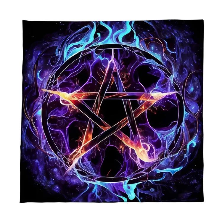 Multifunctional Tarots Card Table Cover Square Decorations Tarots Tablecloth Witchcraft Divination Altar Table Cloth