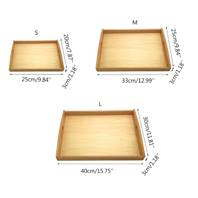 Plateau de rangement en bois Jouet d'apprentissage précoce Plateau de tri et de collecte Jouet interactif pour la maternelle Outil d'apprentissage et d'enseignement