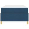 Bed Frame with Mattress Blue 80 x 200 cm Fabric