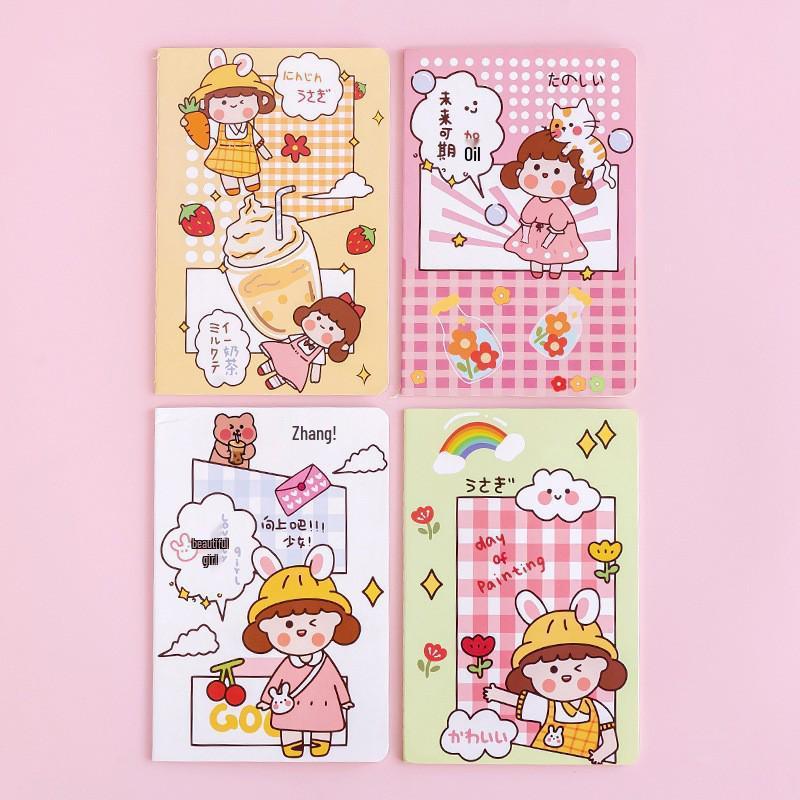 Nezha Pattern A5 Stitch-Bound Notebook: Chinese Style, Cartoon Design for Primary Students