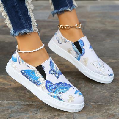Sneakers Women Print Flats Platform Shoes Spring Sneakers Casual Sport Shoes Female Fashion Zapatillas De Deporte