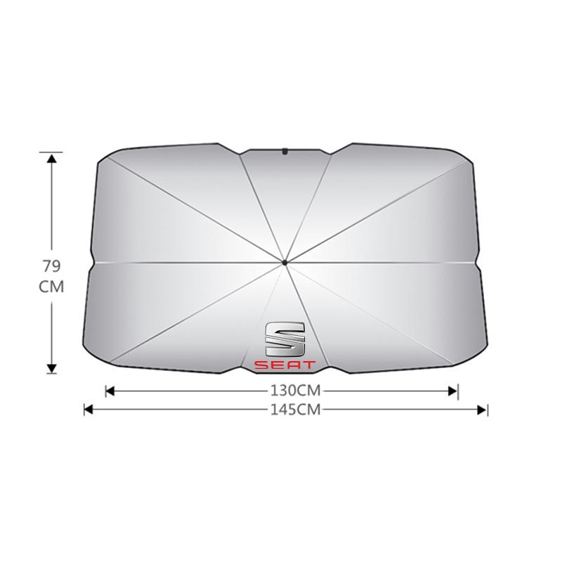 Auto Sonnenschirm Auto Frontscheiben Sonnenschutz Abdeckung Für Seat Leon 5f Ibiza 6l 6j Leon 1p Kissen Altea Xl Leon Auto Zubehör