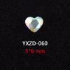 AB Farbe Flachboden Speziell geformter Diamant Symphonie Liebe Stern Schmetterling Nagel Glas Nagelkunst Tragen Nagel Kleiner Schmuck