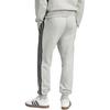 Adidas Striped Mid-Rise Tapered Knit Sports Pants Men Pants Medium-Gray JE6318