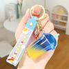 Acrylic Milk Tea Keychain: Cute Coffee Cup Glitter Pendant Charm
