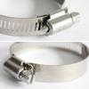1PCS Hose Clamp 6-12 13-19 21-44 27-51 33-57 52-76 65-89 78-101 91-114mm Stainless Steel Pipe Clip Adjustable Screw Worm Drive