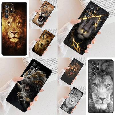 Lion Alpha Male Cub Cell Phone Case for Samsung Galaxy S26 Ultra S25 S24 S23 S22 S21 S20 Note10 Cover