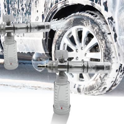 100ml Płynny Opryskiwacz Pianotwórczy Regulowany 4500PSI Butelka do Rozpylania Pianki Myjącej z Szybkozłączką 1/4 Cala Akcesoria do Mycia Samochodów