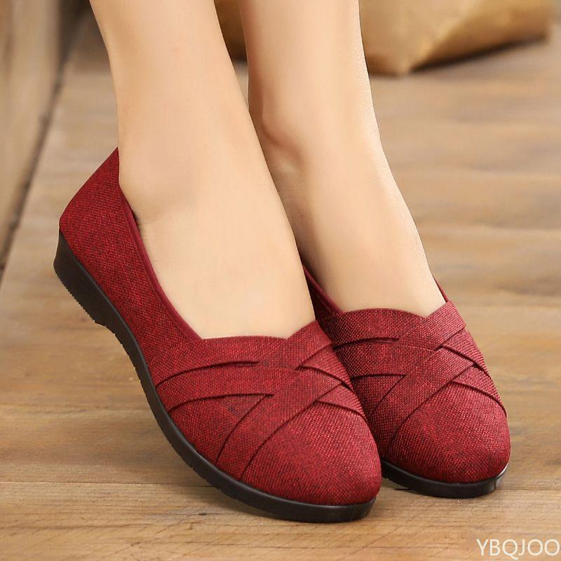 2025 new summer Lady Casual Comfortable Loafers Women Fashionable versatile Plus Size Lightweight Breathable Slip on Flat Shoes