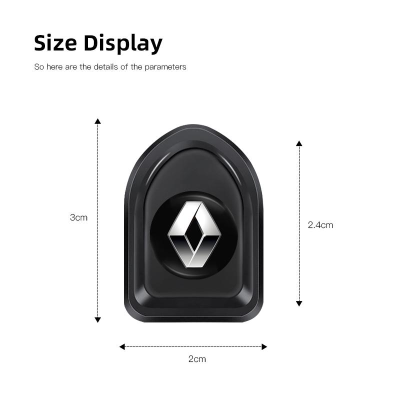 Pro Renault 2026 Nové poklice 2 ks Autonabídka Háčky Držák Klipy Interiér Pro Renault Kadjar Clio Megane Koleos Espace QM6 Capt