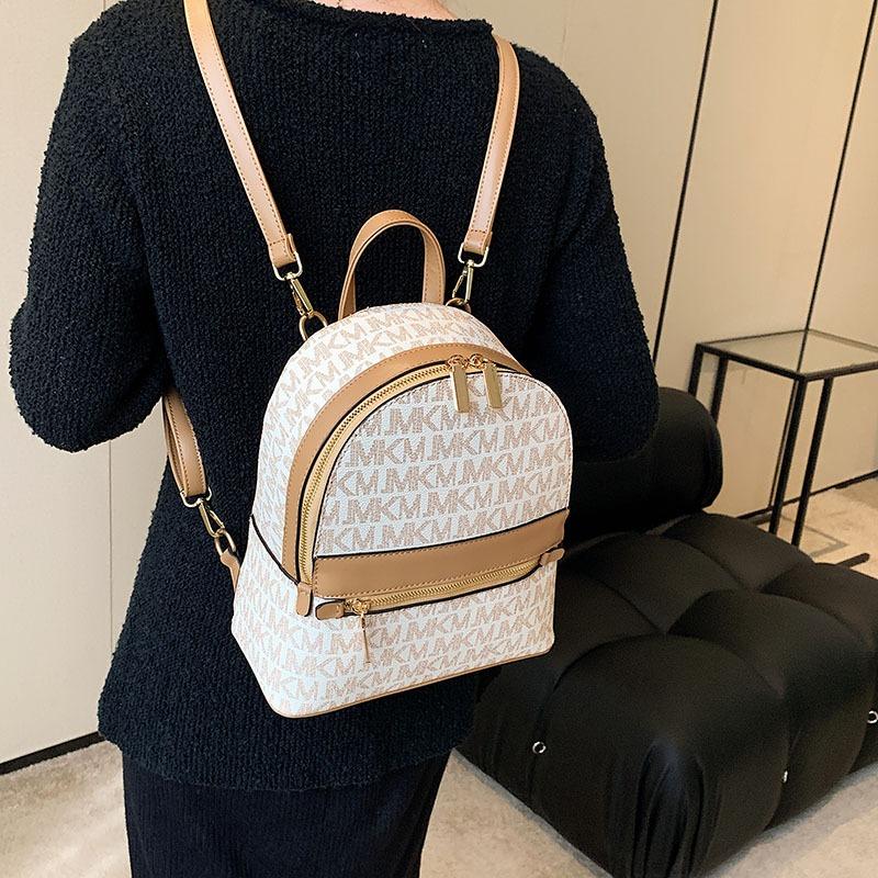 Premium Sense Backpack Women's New Retro Versatile Messenger Bag Niche Design Casual Small Backpack