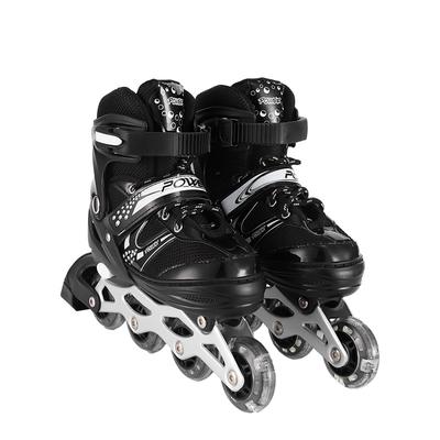 Anfänger Kinder Jungen Mädchen Verstellbare Rollschuhe PVC Einreihige Erwachsene Riemenscheibe Gerade Reihe Rollschuhe
