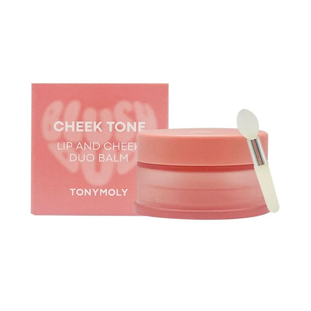 Tony Moly Cheek Tone Lip & Cheek Duo Balm 04 Baby Peach