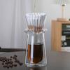 Coffee Filter Cups Crystal Eye Pour Over Wave Coffee Dripper Coffee Maker Flat Bottom Increase Uniformity Barista Tools