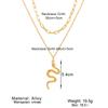 European and American Personality Punk Chain Snake Pendant Hot-selling Niche Design Street Hip-hop Wind Alloy Necklace