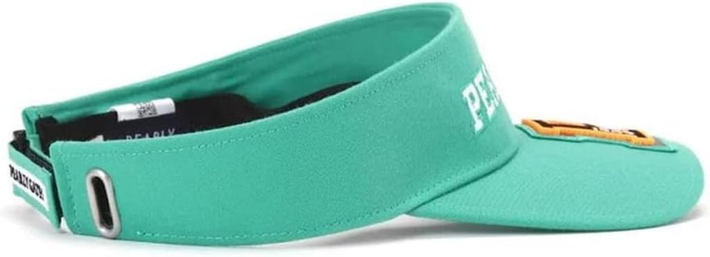 PEARLY GATES Unisex Sun Visor (Recycled Twill, Adjustable Size) / Golf Hat / 053-5187202 140_Mint Green FR