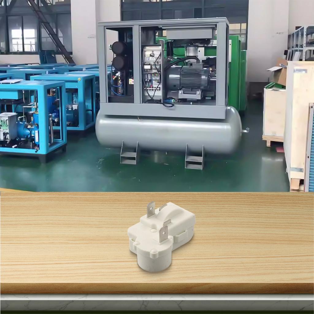 Relè di Avviamento PTC a 2 PIN 4 PIN per Compressore Frigorifero Protezione da Sovraccarico