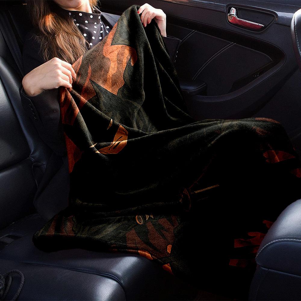 1pc Batman, Samurai Flannel Blanket Soft Warm Throw for Home, Office, Travel, All-Season Cozy Bedding GiftL1257