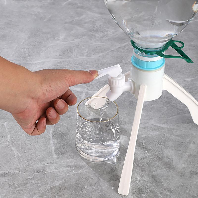 1 Set Bottled Water Valve Labor-Saving Water Dispenser Faucet Strong Load-Bearing Pouring Outlet Holder Bottled Water Dispenser
