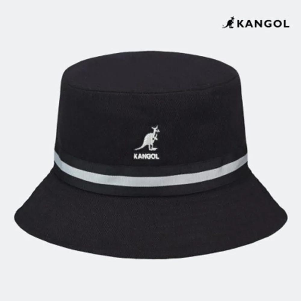 KANGOL K4012SP Полосатая шляпа-ведро Rehinch Black M