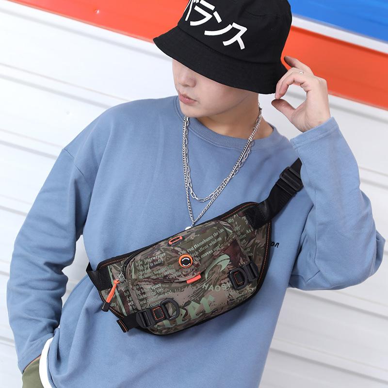 Travel Men's Multi-functional Handbag Waterproof Outdoor Sports Chest Bag Shoulder Bag Portable Waist Pack Crossbody