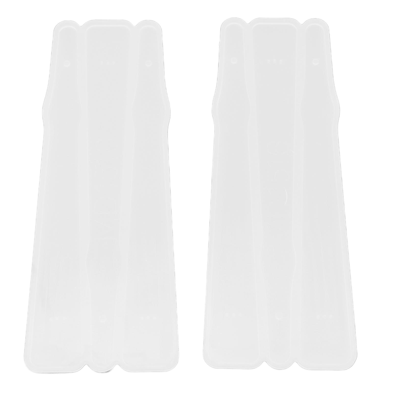 

2 Pcs Silicone Mold Portable DIY Crystal Epoxy Straight Fan Silicone Mold Gift Decoration