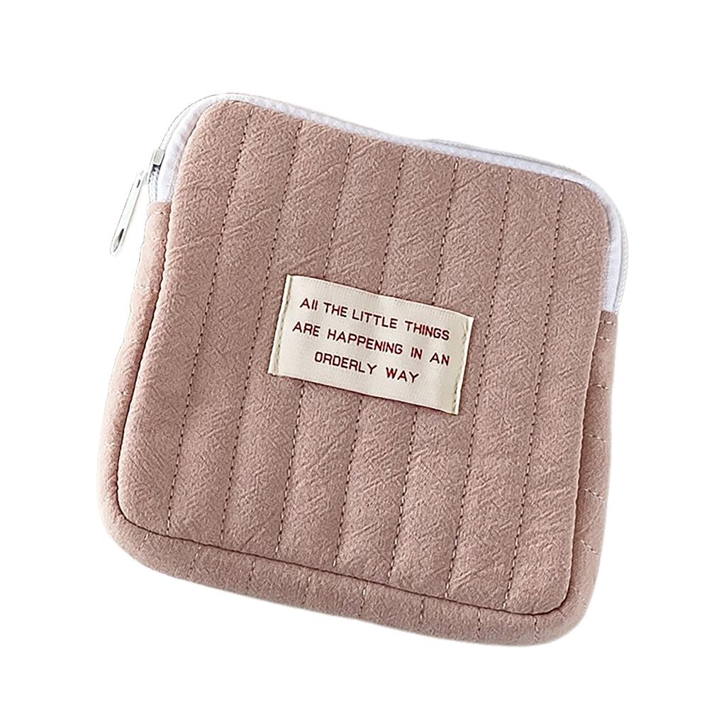 Multifunktionale Damenbindenbeutel Blumenmuster Wiederverwendbarer Bindenaufbewahrungs-Organizer Damenbeutel Tragbare Make-up-Taschen