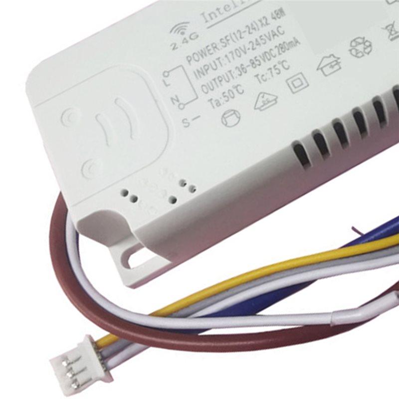 ABUO-X2 140W 50-70W LED Driver APP Control Dimmable Color-Changing Chandelier Remote 2.4G Intelligent Transformer