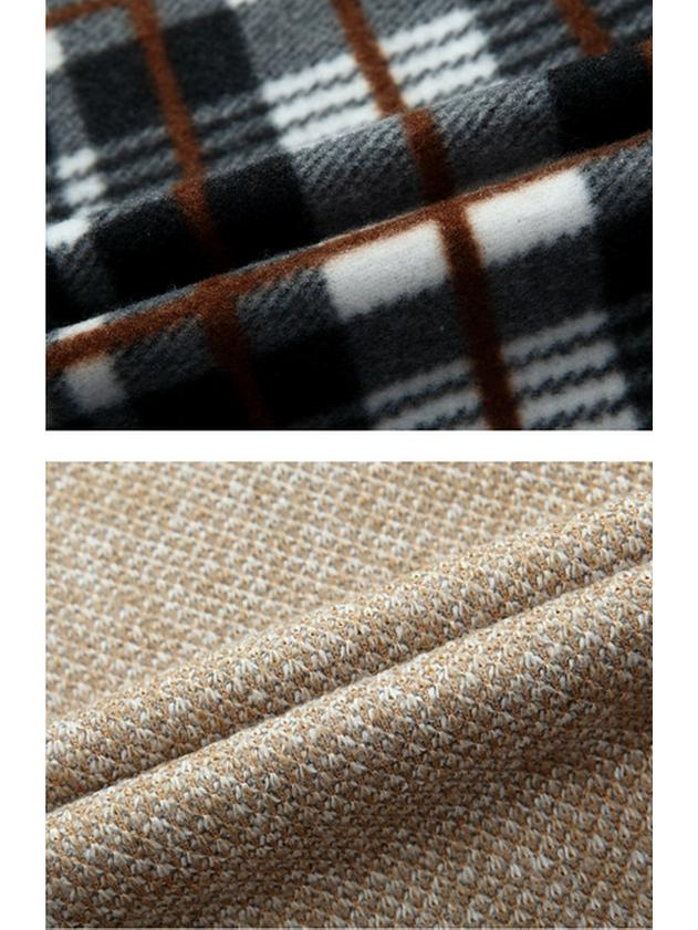 Autumn Men's Plus Size Thick Knit Sweater Coat with Velvet Lining - Trendy Long Sleeve Top (4X-5X)