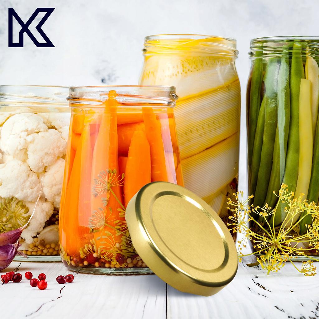 KADAX 10x Deckel Schraubdeckel Fi 53 Für Gläser Flaschen Deckel Für Gläser