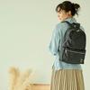 Backpack A4 Water Pockets Gray Beige [Legato Largo] Repellent/10 LH-H1672Z Women's