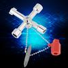 10pcs Multifunction Universal Control Cabinet Cross Key Wrenches Hand Tools
