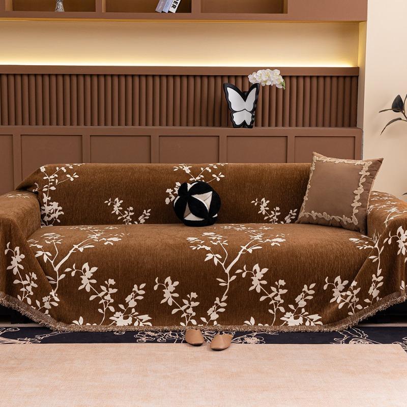 

Новое ретро шенилловое полотенце для дивана универсальное для всех сезонов, защита от царапин кошек, высококачественная подушка для дивана, чехол для дивана с полным покрытием 180*130