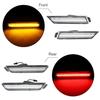 For 2010-2015 Chevy Camaro Signal Light Smoked LED Side Marker Front & Rear